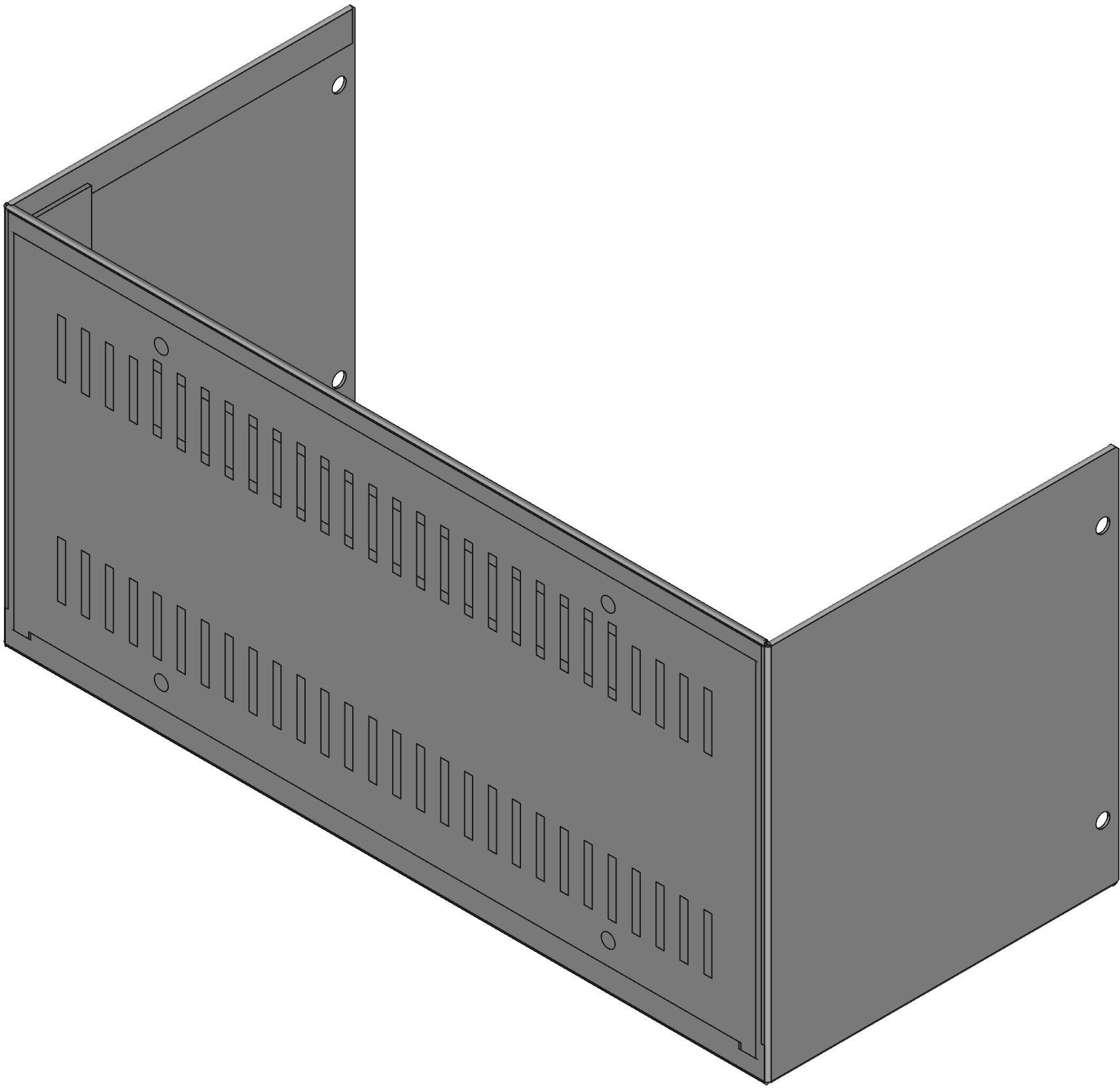 Hammond Manufacturing-1426Y Kästen, Gehäuse und Gestelle Beige Steel/Aluminum Instrument Enclosure