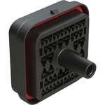 48 Position Receptacle With Flange, Reduced Diameter Seal