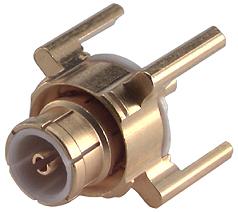 HUBER+SUHNER-81_MMBX-50-0-2/111_NH Raccordement FR Conn MMBX 0Hz to 6GHz 50Ohm Solder ST Thru-Hole M Gold Over Nickel Phosphorus/Gold Bulk
