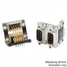 CONEC-241A14600X Connettore D-subminiatura Conn D-Sub PIN/SKT 37/37 POS Solder RA Thru-Hole 74 Terminal 2 Port