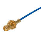 HUBER+SUHNER-24_SMA-50-1-3/111_NE Conector RF Conn SMA 0Hz to 18GHz 50Ohm Crimp/Solder ST Cable Mount Gold Over Nickel Single