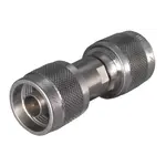 Conn Type N Adapter 0Hz to 18GHz 50Ohm ST PL/PL Gold Over Nickel Single