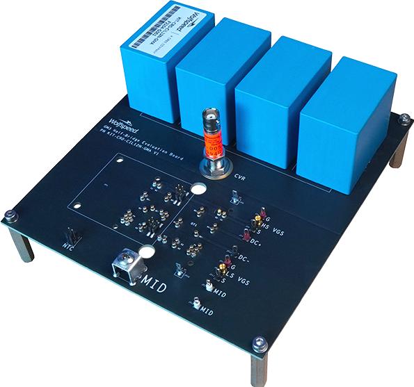 WOLFSPEED, INC-KIT-CRD-CIL12N-GMA | Wolfspeed WolfPACK Energiemanagement, Entwicklungsplatinen und -kits Silicon Carbide Half Bridge Power Module Evaluation Board