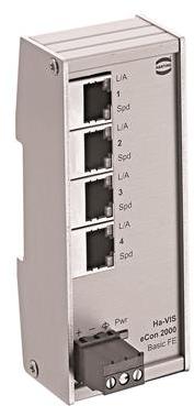 HARTING-24020040010 Ethernet-Schaltern Ethernet Switch 4-Port 100Mbps