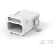 TE Connectivity-1-2834236-2 Connector Headers and PCB Receptacles Conn Shrouded Header (4 Sides) RCP 2 POS 5mm Solder RA Side Entry SMD