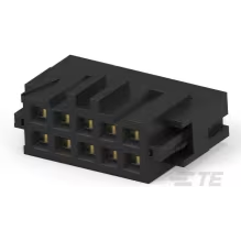 TE Connectivity-1-215911-0 Embases de raccordement et réceptacles PCB Conn IDC Connector RCP 10 POS 2.54mm IDT RA Cable Mount Loose