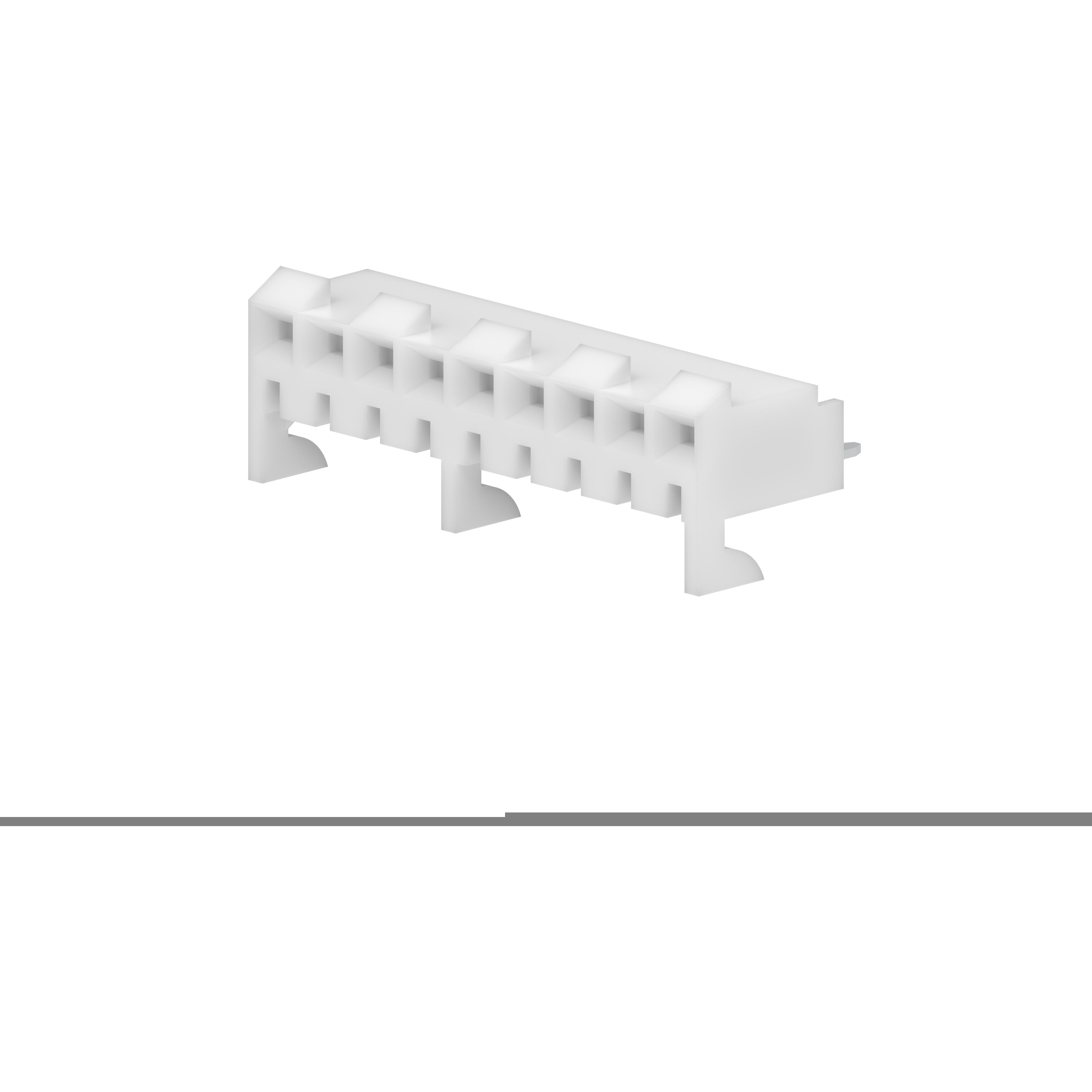 Molex-0009484098 连接器插头及 PCB 插座 Conn Socket Strip RCP 9Power POS 3.96mm Solder ST Top Entry Thru-Hole KK 396 Tray
