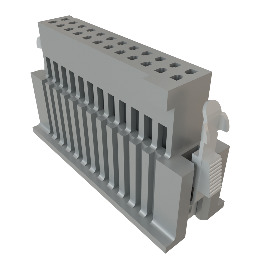 Samtec-ISDF-12-D-M Custodia filo connettore dedicato Conn Housing RCP 24 POS 1.27mm Crimp ST Cable Mount Black Tube