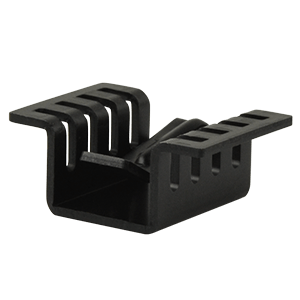 Same Sky (formerly CUI Devices)-HSS-B20-CP-01 Kühlkörper Heat Sink Passive TO-220 Screw Mount Aluminum 1050 28.85°C/W Black Anodized
