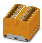 PHOENIX CONTACT-3002793 Steckverbinder, Klemmenblöcke Conn Distribution Terminal Block 12 POS Spring Clamp DIN Rail/Panel Mount 17.5A