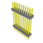 Conn Board Stacker HDR 20 POS 2.54mm Solder ST Top Entry Thru-Hole Bulk
