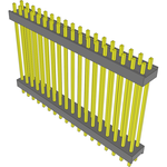 Conn Board Stacker HDR 36 POS 2.54mm Solder ST Top Entry Thru-Hole Bulk
