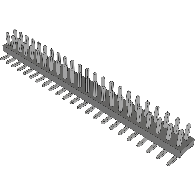 Samtec-TMM-123-01-T-D-SM Steckverbinderleisten und Leiterplattenbuchsen Conn Unshrouded Header HDR 46 POS 2mm Solder ST Top Entry SMD Tube