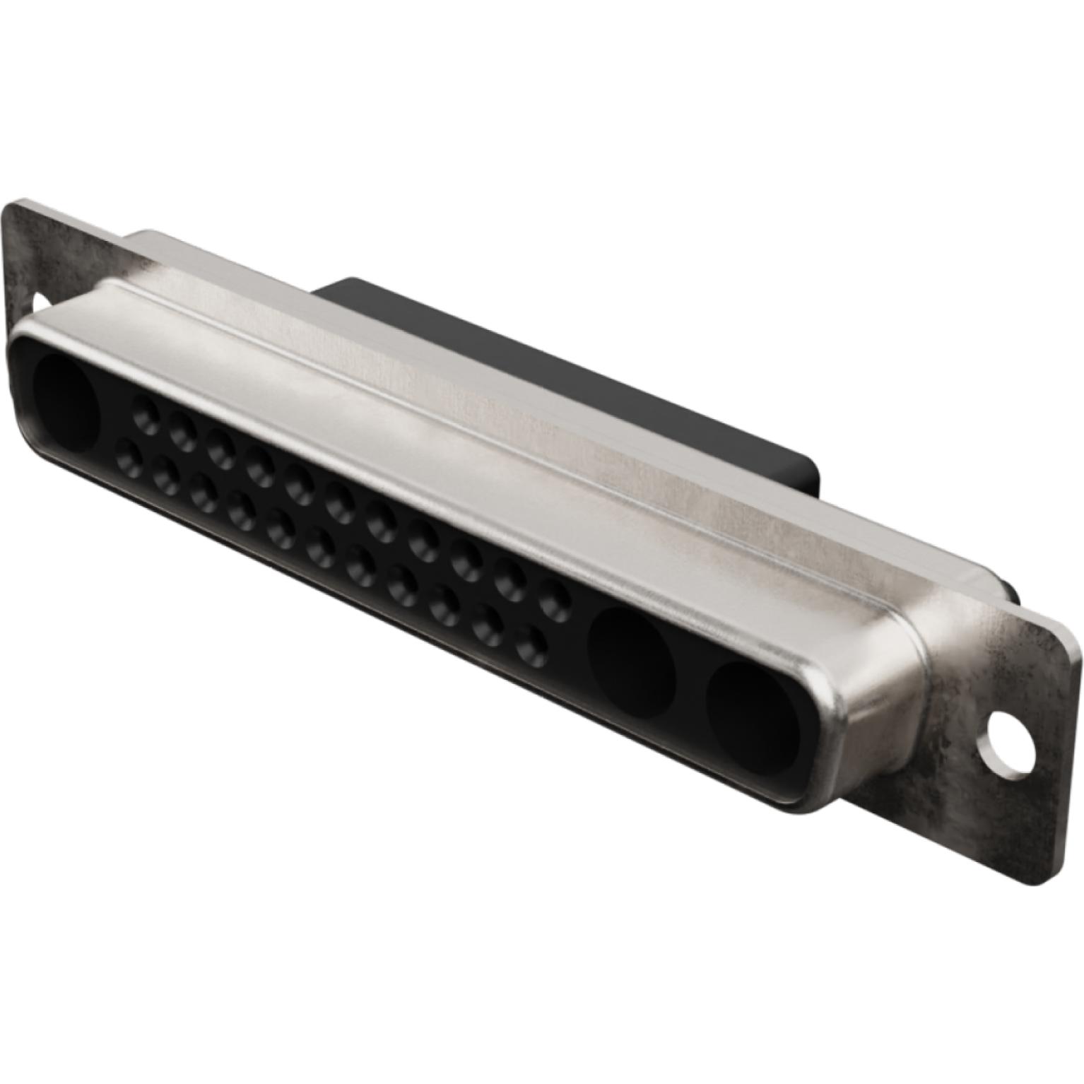 Molex-1731070185 Raccordement D ultra-miniaturisé Conn D-Sub F 3Power/22Signal POS 2.84mm Crimp ST Panel Mount 25 Terminal 1 Port Carton