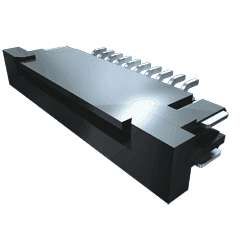 Samtec-ZF1-25-02-TM-WT Steckverbinder, FFC-FPC Conn FFC/FPC Connector SKT 25 POS 1mm Solder RA SMD Tube