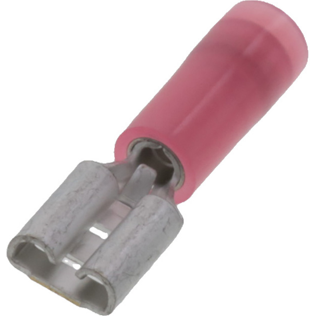 Molex-19019-0006 连接器端子 Quick Disconnect Terminal 18-22AWG Brass Red F 20mm Tin Avikrimp™ Bag