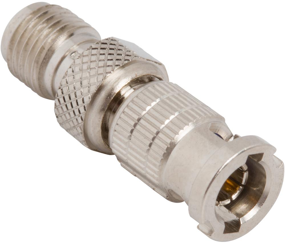 Amphenol RF-APH-HDBNCP-SMAJ RF-Steckverbinder Conn HD-BNC-SMA Adapter 0Hz to 6GHz 50Ohm ST PL/RCP Gold Bag