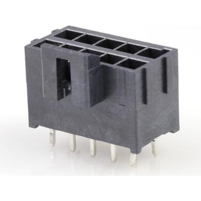 Molex-1722981310 Steckverbinderleisten und Leiterplattenbuchsen Conn Wire to Board HDR 10Power POS 3.5mm Solder ST Top Entry Thru-Hole Ultra-Fit Tray