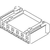 Molex-51102-0700 Carcaza de cables discretos de conector Conn Housing RCP 7 POS 2.5mm Crimp ST Cable Mount White Mini-Lock™ Bag