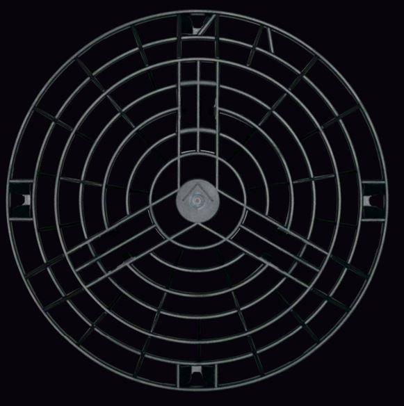 ebm-papst-78130-2-4039 Wärmemanagement-Zubehör Thrml Mgmt Access Grill Guard 310mm Steel Wire