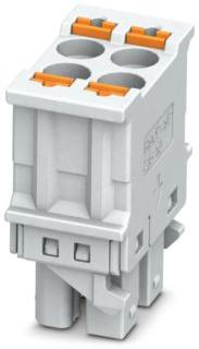 PHOENIX CONTACT-2201780 连接器接线板 Conn Terminal Block F 4 POS 5mm Push-In Spring RA Cable Mount 8A