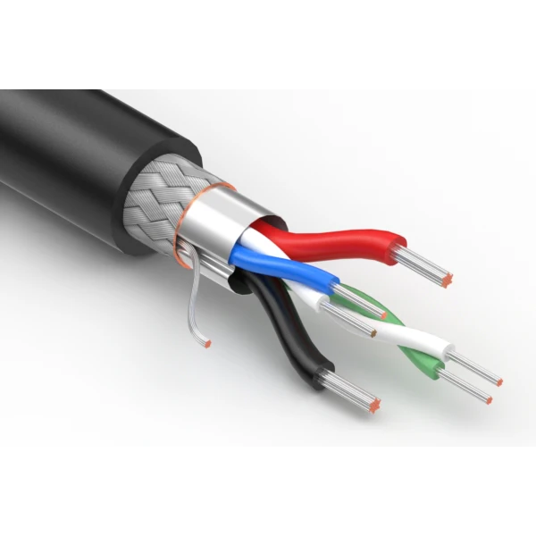 Tensility International-30-02484 多芯电缆 Round Cable 6Conductors 28AWG 5.8mm 30V Black Polyvinyl Chloride