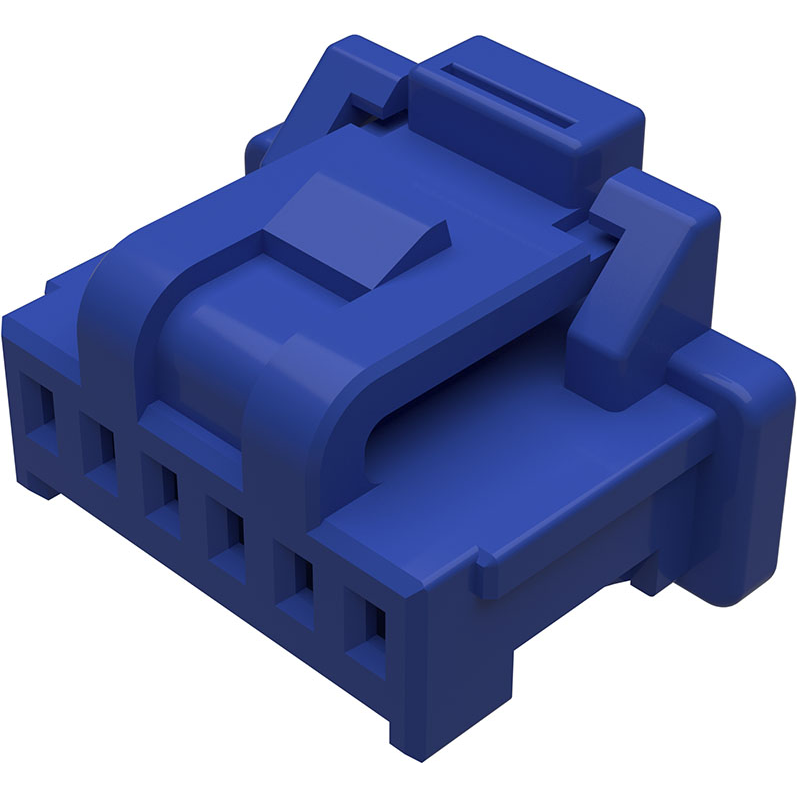 Molex-5013300834 Connector Discrete Wire Housing Conn Housing RCP 8 POS 1mm Crimp ST Cable Mount Blue Pico-Clasp Bag