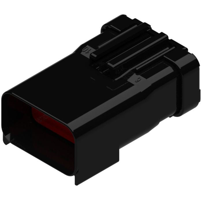 Delphi-33511345 Einzeladersteckverbinder, Gehäuse ASM CONN 10 M APEX 2.8 BLK SLD