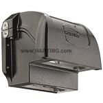 Hood 90° 24HPR Shell Size Powder Die Cast Aluminum Screw Lock