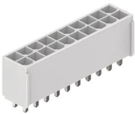 CnC Tech, LLC-4282-1-0100-20-SP Embases de raccordement et réceptacles PCB Conn Wire to Board M 20 POS 4.2mm Solder ST Top Entry Thru-Hole Tray