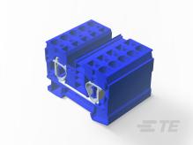 TE Connectivity-2271589-2 连接器接线板 Conn Terminal Block F 2 POS 10.1mm Spring Clamp DIN Rail 65A/Contact