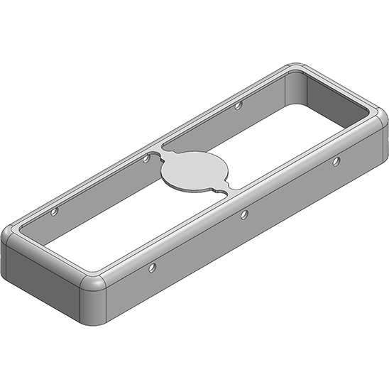 Masach Tech-MS412-10F null 41.2 x 13.6 x 5.1mm Two-piece Drawn-Seamless RF Shield/EMI Shield FRAME (CRS)