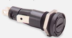 Bulgin Components PLC-T0347RAAAA Sicherungszubehör Fuse Holder 16A 250VAC Panel Mount Solder Lug