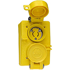 Molex-1301460157 Raccordement d'alimentation Conn Power RCP 4 POS ST Panel Mount 4 Terminal 2 Port Watertite®