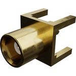 Conn MCX 0Hz to 6GHz 50Ohm Solder ST Thru-Hole RCP Gold Tray