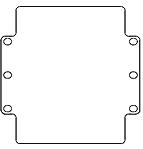 Molex-8100.8416.0 连接器配件 Connector Accessories Metal Plate Straight GWconnect® Carton