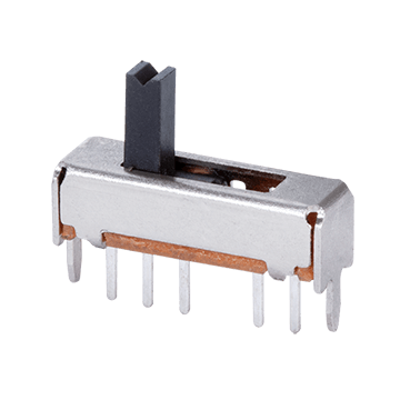 Same Sky (formerly CUI Devices)-SLW-1478144-5A-S-D Interruttore a slitta Switch Slide ON ON ON ON SP4T Raised Slide 0.3A 50VDC 10000Cycles PC Pins Thru-Hole