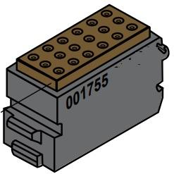 Amphenol-00175520802 Autre raccordement Module for Crimped Contacts
