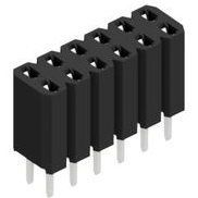 Fischer Elektronik-BL 2 12 Z Steckverbinderleisten und Leiterplattenbuchsen Conn Socket Strip SKT 12 POS 2.54mm Solder ST Thru-Hole