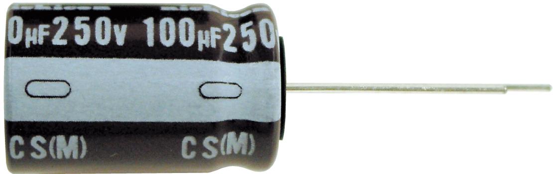 Nichicon-UCS2C330MPD1TD Kondensator, Aluminium Cap Aluminum Lytic 33uF 160V 20% (10 X 20mm) Radial 5mm 0.65A 8000h 105°C Ammo