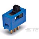 TE Connectivity-MSSA2450 Coulisse de commutateur Switch Slide DP4T Extended Top Slide 0.3A 125VAC PC Pins Thru-Hole Tray