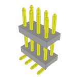 Conn Board Stacker HDR 8 POS 2mm Solder ST Top Entry SMD Tube