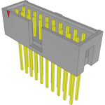 Conn Shrouded Header (4 Sides) HDR 20 POS 2.54mm Solder ST Top Entry Thru-Hole Bulk