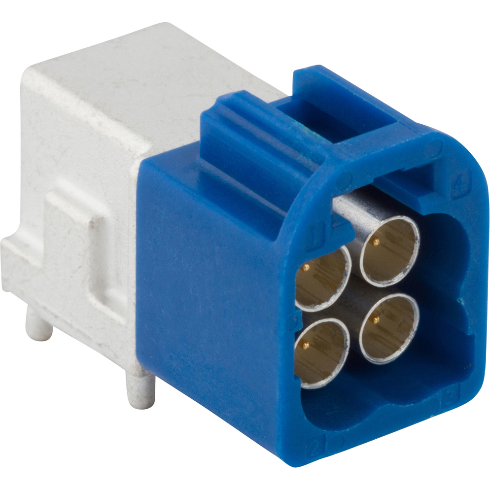 Amphenol RF-FM4-NCRP-PCB-1 | AUTOMATE® Type A Mini-FAKRA RF-Steckverbinder Conn Mini-FAKRA quad port PCB through hole RA Pl
