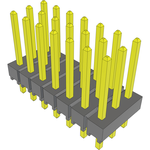 Conn Unshrouded Header HDR 21 POS 2.54mm Solder ST Top Entry Thru-Hole Bulk
