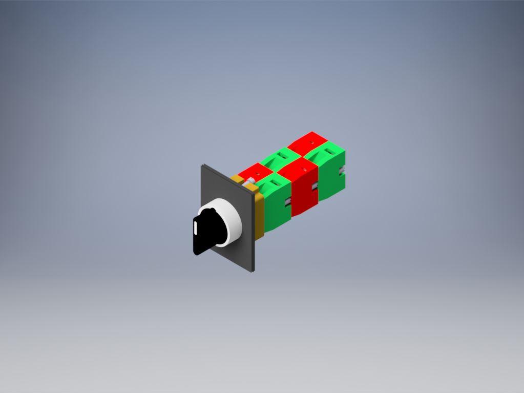 Altech Corporation-2AS2-3 Switch Accessories Switch Access Maintained Operator Selector Switch
