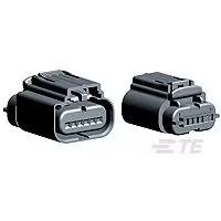 TE Connectivity-1-1419168-1 Einzeladersteckverbinder, Gehäuse Conn Housing PL 6 POS 2.54mm Crimp ST Cable Mount Black Package