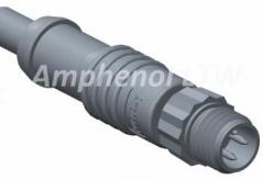 Amphenol-8P-03BMMM-SL7B01 Andere Kabelbaugruppen M Series, M8, A Code, Plastic, 3A, 03 pins, Male Connector, Male Contact, Straight, Screw Thread, Overmolded, Length 1000mm, IPX7