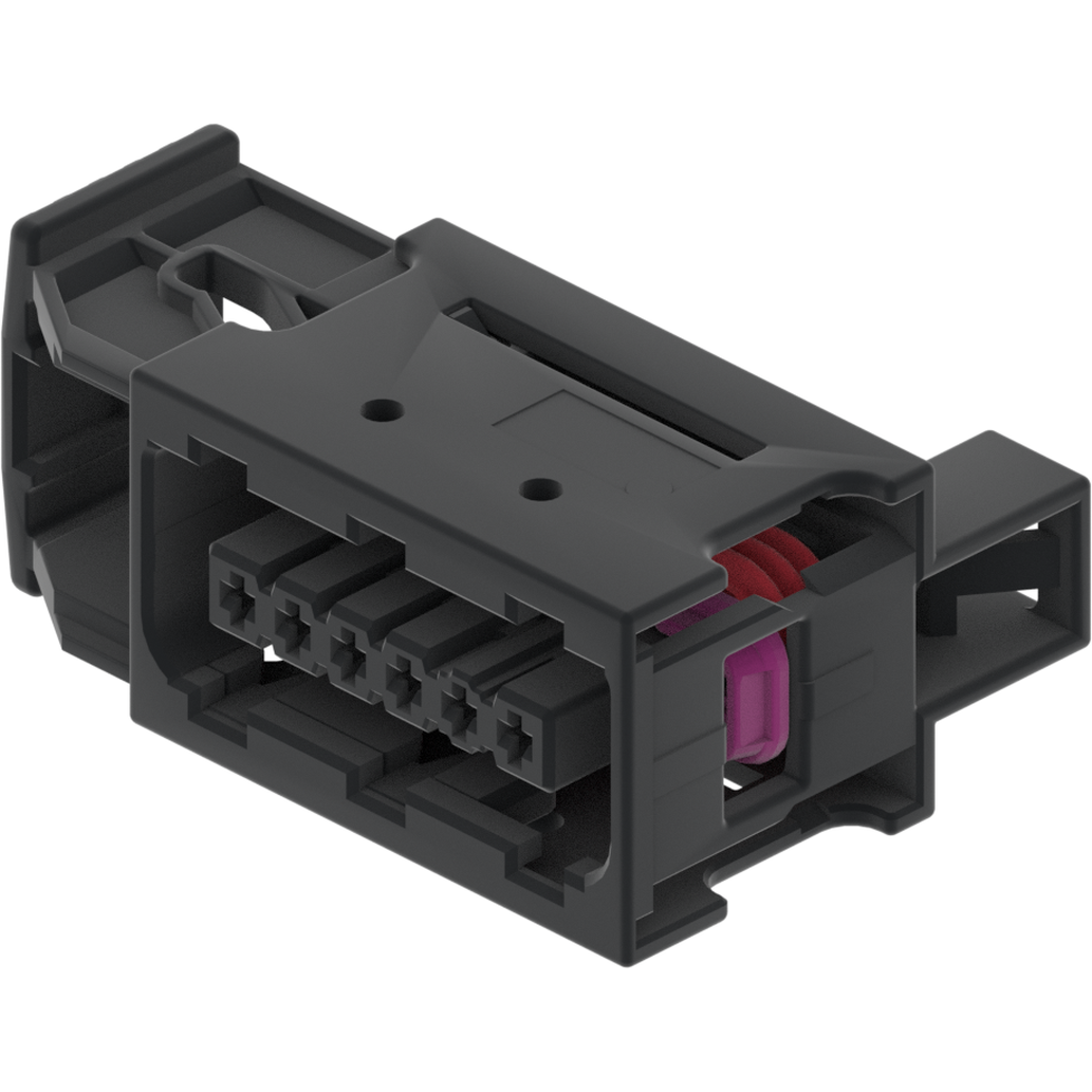Delphi-33271327 Einzeladersteckverbinder, Gehäuse Housing Connector 6 F DCS-2 1.5 Black SLD