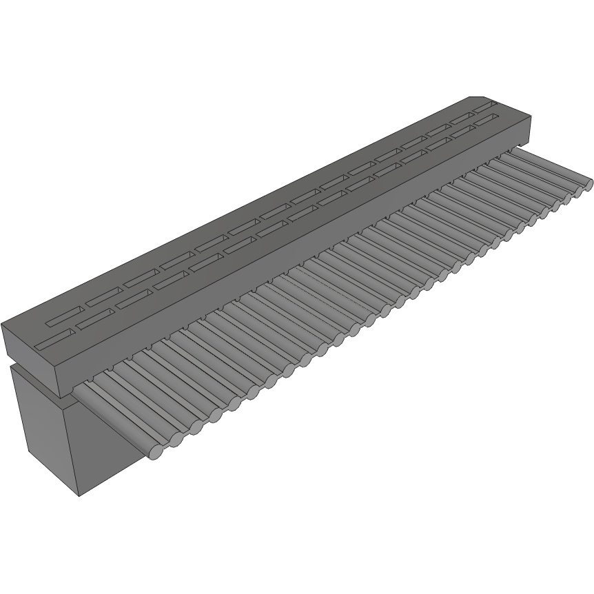 Samtec-IDSD-15-S-20.00 Flachband Kabelbaugruppen Cable Assembly 0.508m 28AWG 1.27mm 30 POS IDC Connector F Bulk